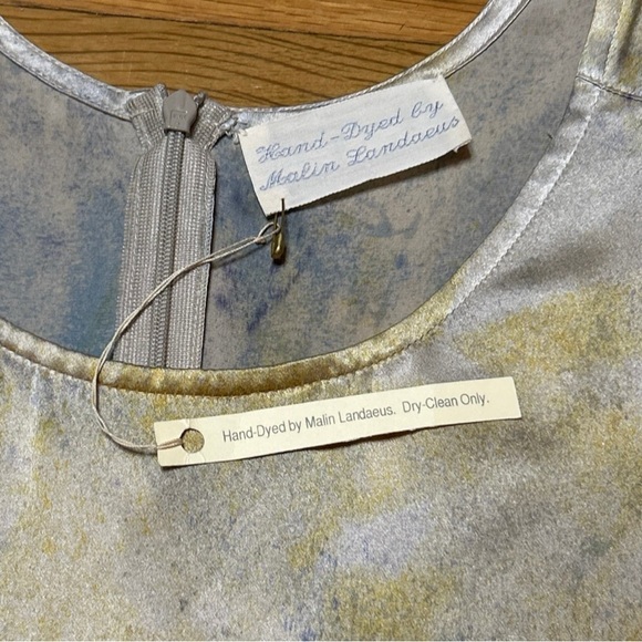 Hand Dyed Dress By Malin Landaeus Silk - Picture 4 of 5